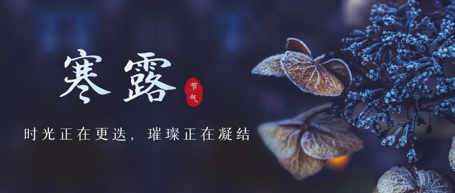 寒露 ▎時光更迭，璀璨正在凝結(jié)~
